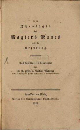 Die Theologie des Magiers Mann und ihr Ursprung