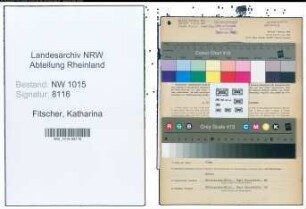 Entnazifizierung Katharina Fitscher , geb. 19.04.1866 (Geschaeftsfrau)