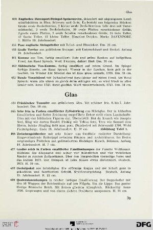Glas (Nr. 464-475)