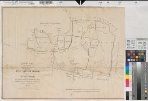 Havixbeck (Havixbeck), Teilung der Poppenbecker Mersch, Lageplan