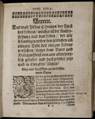 Antritt; Eingang; Erklärung.