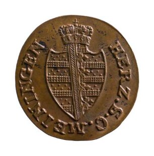 Münze, Heller, 1814