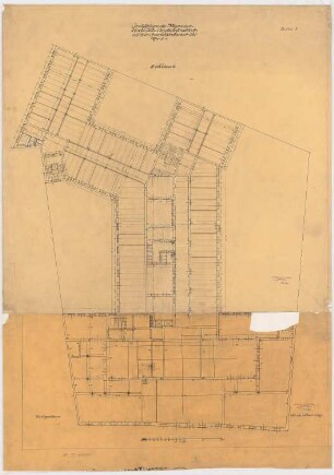 AEG-Hauptverwaltungsgebäude, Berlin: Grundriss 3.OG, 1:100