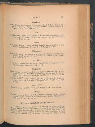 Notas y noticias sobre libros