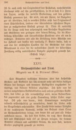 306-313 Weihnachtslieder aus Tirol