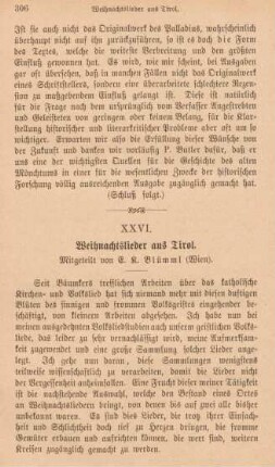 306-313 Weihnachtslieder aus Tirol