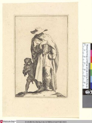 [An old Beggar and a Boy; Alter Bettler mit einem Jungen]