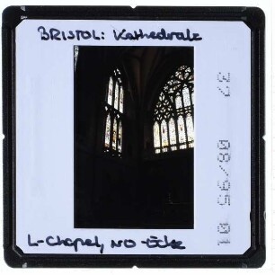 Bristol, Kathedrale : Innenansicht, Lady Chapel, Nordostecke