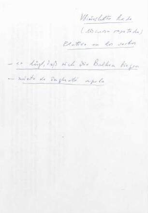 Die wiederholte Rede : Kursmaterial