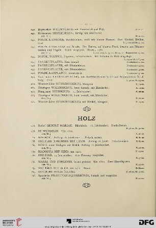 Holz (Nr. 155-165)