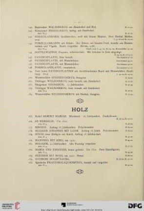 Holz (Nr. 155-165)