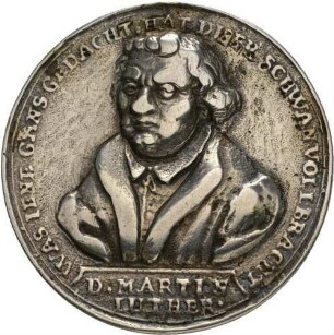 Medaille auf Jan Hus und Martin Luther