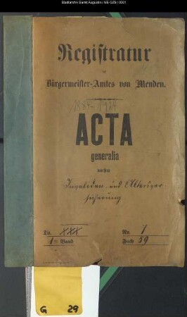 Invaliden- und Altersversicherung - generalia -