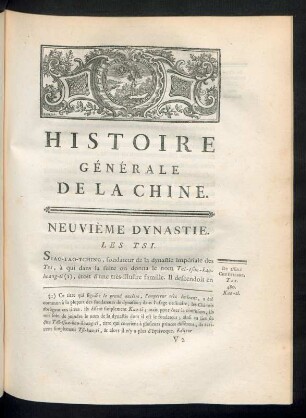Neuvième dynastie. Les Tsi