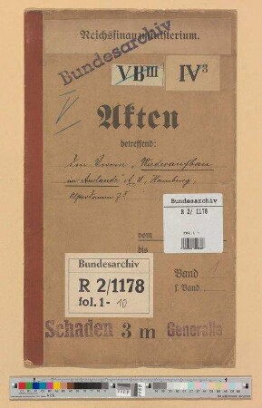 "Wiederaufbau im Auslande" e.V., Hamburg