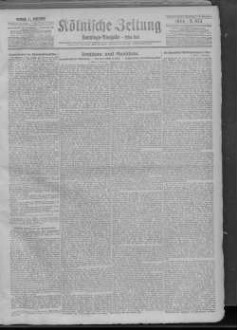 Kölnische Zeitung. 1803-1945