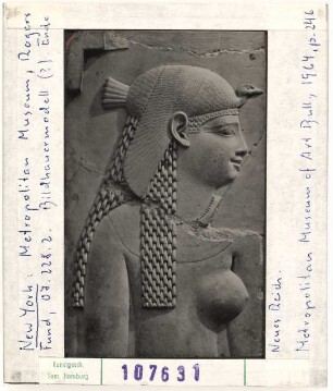 New York. Bildhauermodell (Neues Reich), Metropolitan Museum, Rogers Fund.
