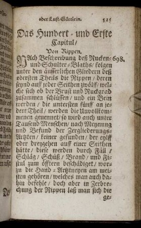 Das Hundert- und Erste Capitul. - Das Hundert- und Fünffte Capitul.
