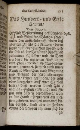 Das Hundert- und Erste Capitul. - Das Hundert- und Fünffte Capitul.