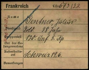 Gentner, Julius - Gerbis, Franz