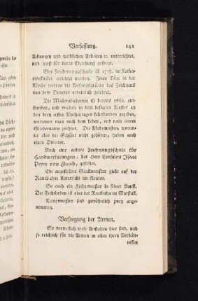 Versorgung der Armen.