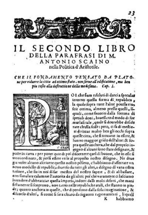 Il Secondo Libro [...]