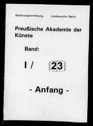 Personalakte Otto Hoepfner, Obersekretär