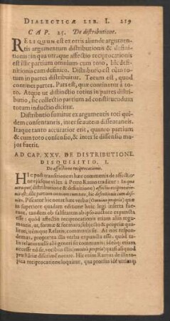 Cap. 25. De distributione.