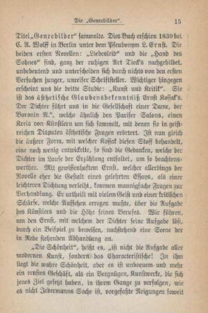Die "Genrebilder"