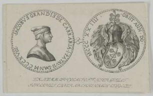 Bildnis des Iacobvs Grandis de Carraria
