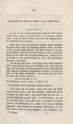 129-147 Zweiter Brief an eine russische Dame