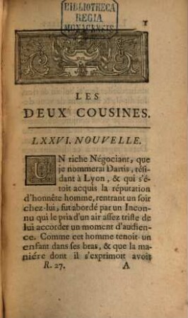 ... Partie Des Cent Nouvelles Nouvelles De Madame de Gomez, 27