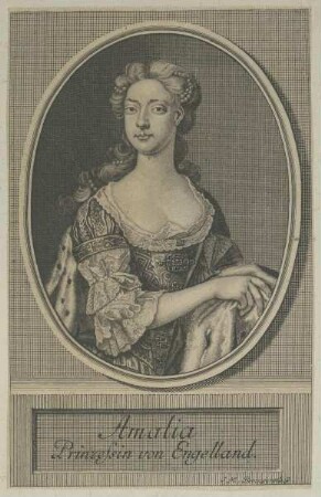 Bildnis der Amalia Sophia Eleonora von England