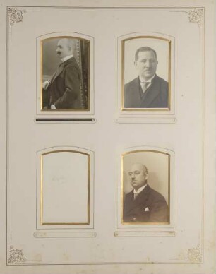 Carte de Visite-Album des Männer-Turnvereins zu Friedenau; Blatt 11