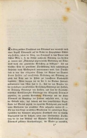 Erläuterungen zu dem Promemoria der K. Preussischen Regierung