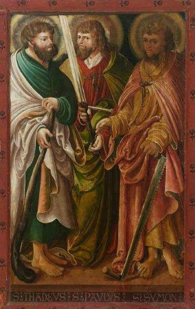 Altarflügel mit den Aposteln Matthäus, Paulus und Simon