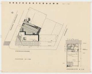 Wohn- und Geschäftshaus Kurfürstendamm 94/95, Berlin-Halensee: Lageplan 1:500