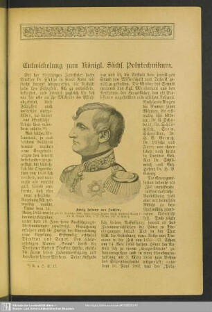 Entwicklung zum Königl. Sächs. Polytechnikum
