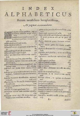 Index alphabeticus