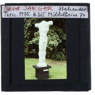 Jäger, Stehender Torso