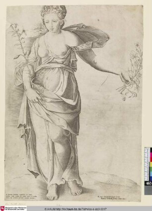 [La déesse Flore debout; Flora]