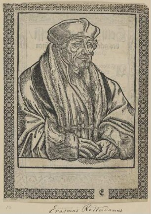 Bildnis des Desiderius Erasmus