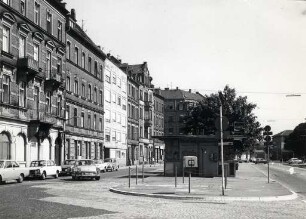 Privatgebäude, Straßen und Plätze in Karlsruhe. Kapellenstraße