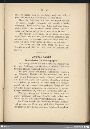 12. Druckfarbe für Photoglyptie