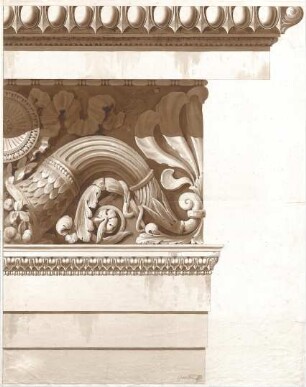 Gärtner, Friedrich von; Fries - Detail