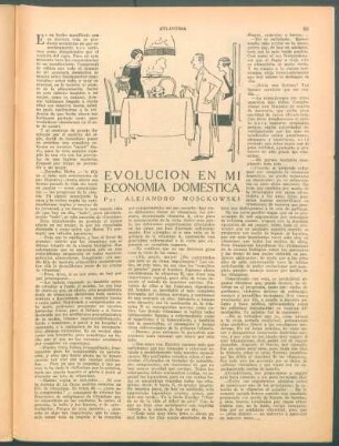 Evolución en mi economia doméstica