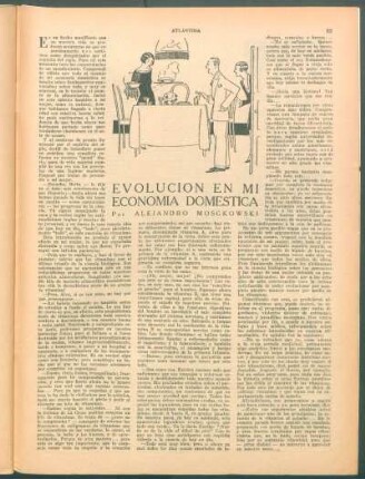 Evolución en mi economia doméstica