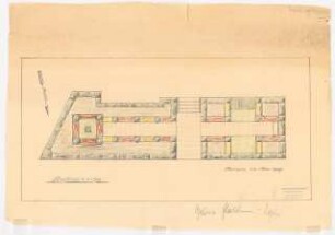 Vorgarten Galerie Alfred Flechtheim, Berlin: Entwurfsplan 1:50