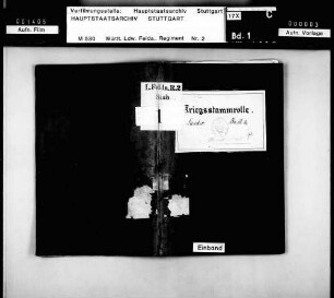 Kriegsstammrolle des Stabs