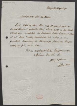 Brief an Oskar von Chelius : 14.05.1911